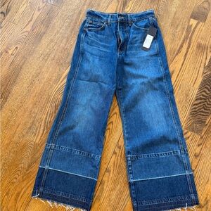Veronica Beard Indigo Wide Leg Jeans